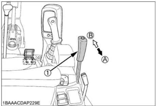 KUBOTA KX0184 - UTILISATION DE LA LAME - 1