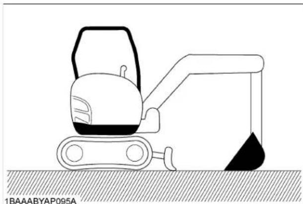 KUBOTA KX0184 - APRES L'UTILISATION - 1