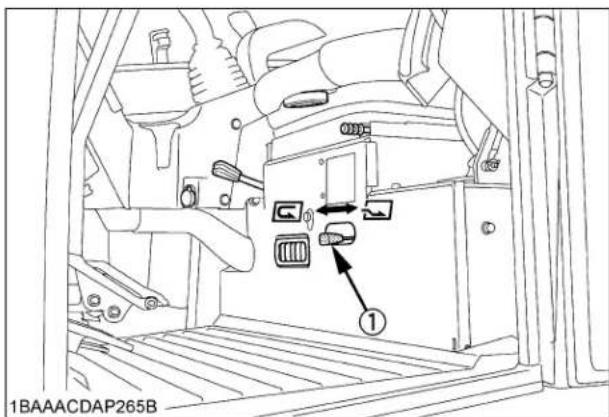 KUBOTA KX0184 - Manette de selection de Recirculation/Air frais - 1