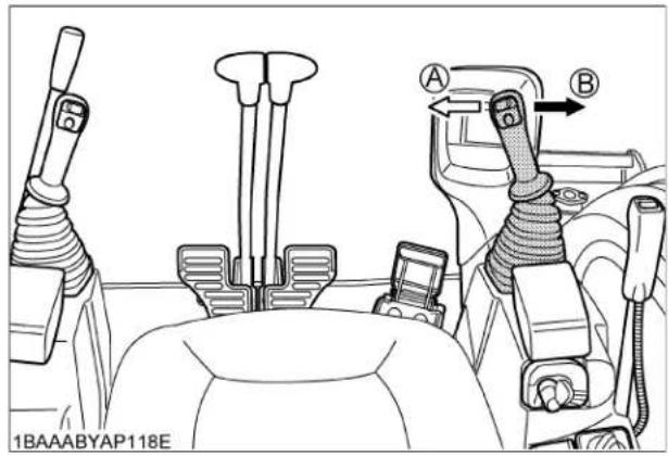 KUBOTA KX0184 - COMMANDE DU GODET (LA PELLE) - 1