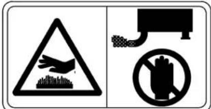 KUBOTA KX0184 - ÉTIQUETTES DE DANGER, D'AVERTISSEMENT ET D'ATTENTION - 3