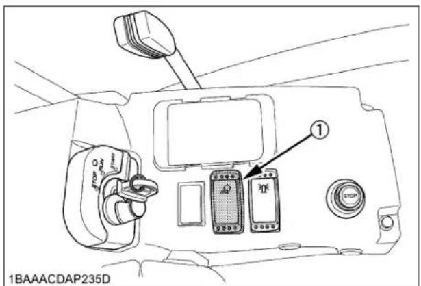 KUBOTA KX0184 - Interrupteur des Projecteurs de Travail - 1