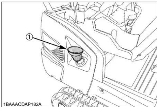 KUBOTA KX0184 - Comment utiliser l'entonnoir - 1