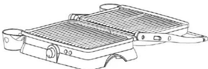 H.KOENIG GR20 - GEBRUK ALS OPEN GRILL - 1