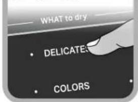 WHAT to dry • DELICATES • COLORS