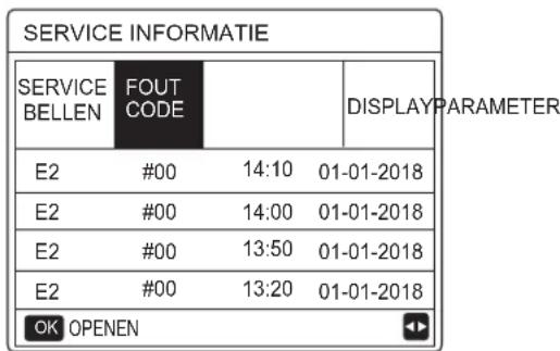 FERROLI Omnia M 3.2 - Het service-informati菜单open - 2
