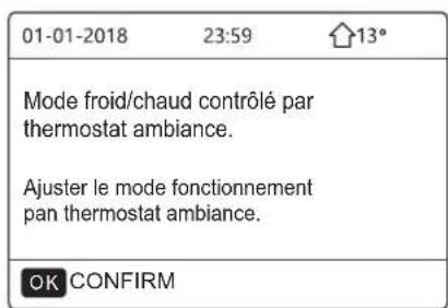 FERROLI Omnia M 3.2 - Réglage du mode de fonctionnement de l'espace - 4