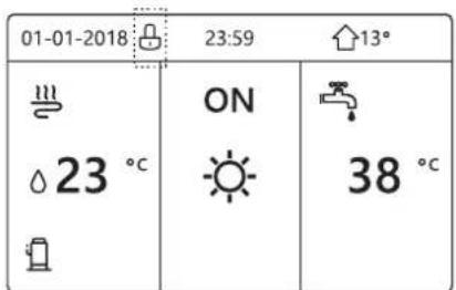 FERROLI Omnia M 3.2 - Déverrouillage de l'écran - 1