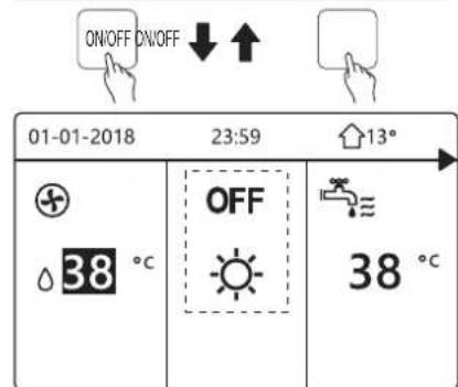 FERROLI Omnia M 3.2 - Commandes MARCHE/ARRÉT - 10