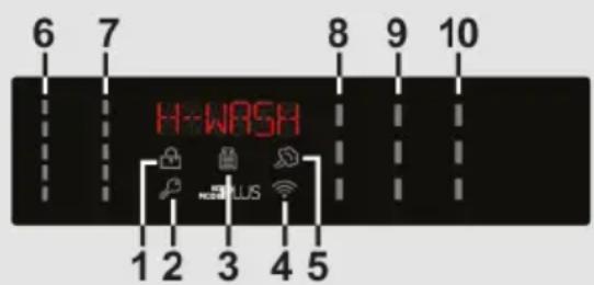HOOVER HWASH 500 HW 49XMBB1S - Display - 1