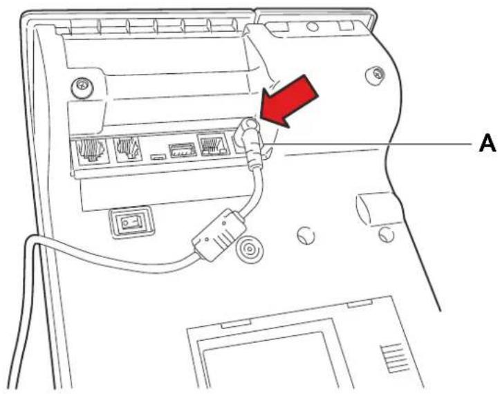 OLIVETTI form 200 - Branchement de l'alimentateur de Réseau - 1