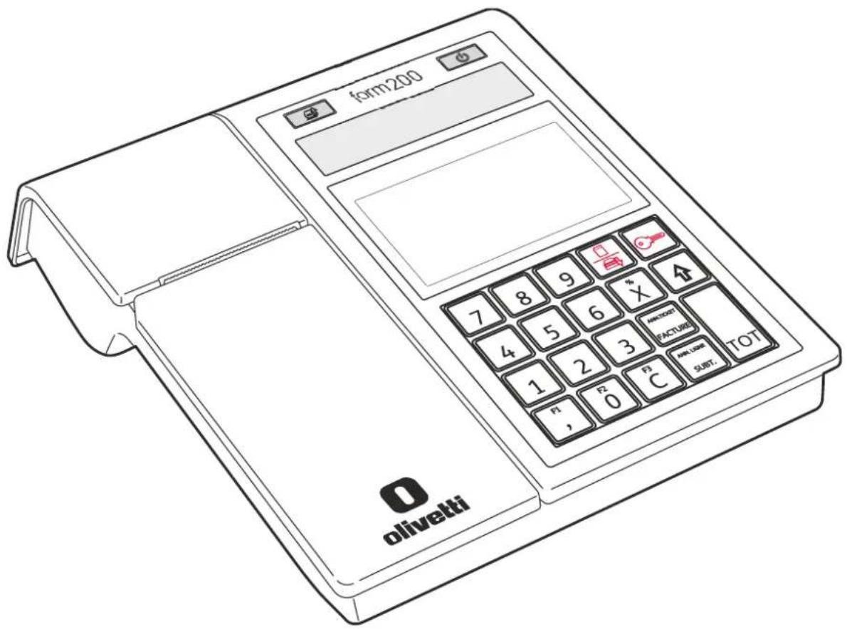 OLIVETTI form 200 - GUIDE USAGER - 1