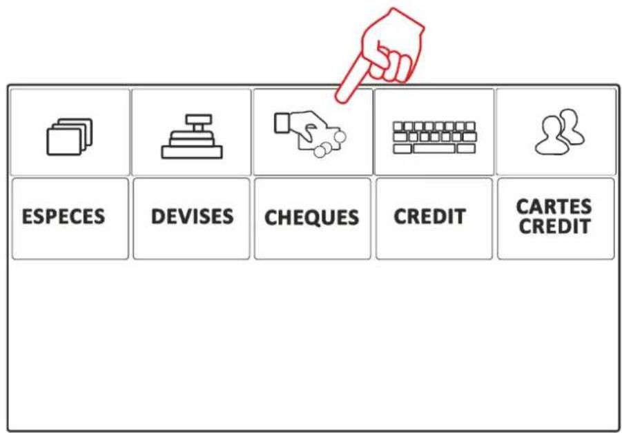 OLIVETTI form 200 - Compartmentécran 'Formes de paiement' - 1