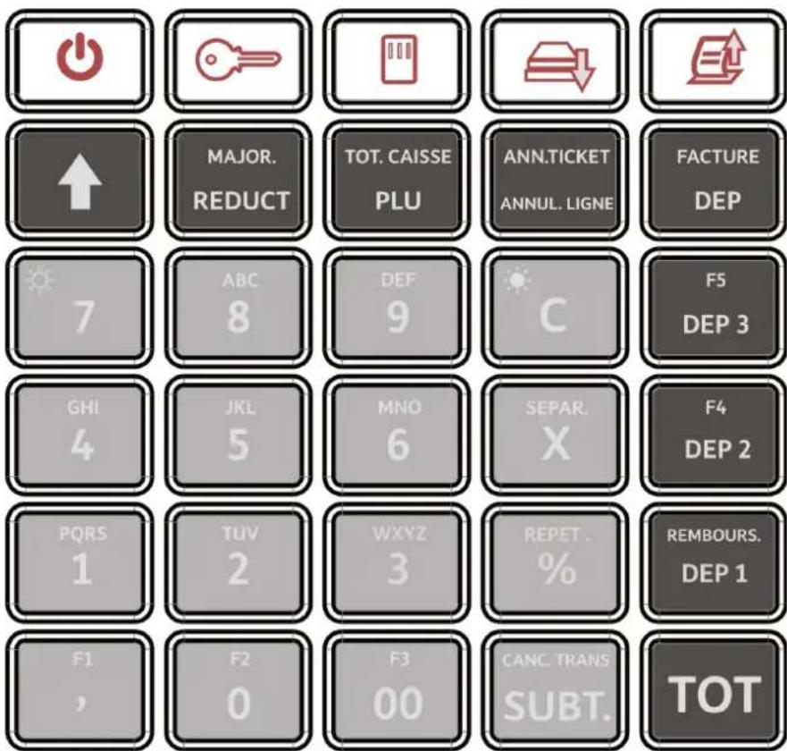 OLIVETTI form 100 - Clavier - 1