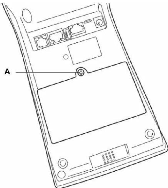OLIVETTI form 100 - Insertion de la Batterie - 1