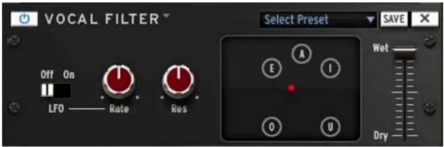 Arturia Spark 2 - Vocal filter parameters - 1