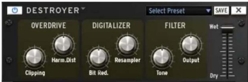 Arturia Spark 2 - Destroyer parameters - 1