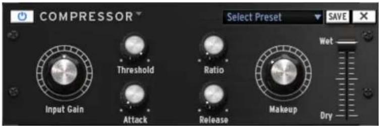 Arturia Spark 2 - Paramètres du compresseur - 1