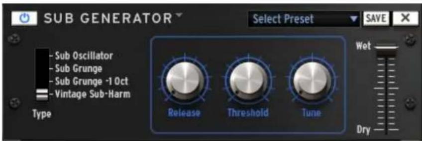 Arturia Spark 2 - Sub Generator parameters - 1