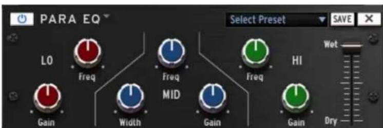 Arturia Spark 2 - Parametric EQ parameters - 1