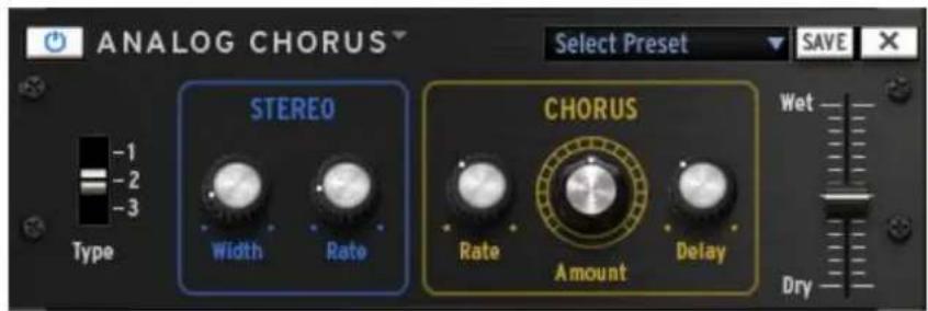 Arturia Spark 2 - Analog Chorus parameters - 1