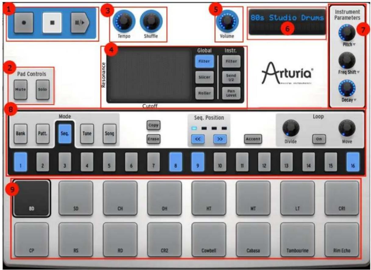 Arturia Spark 2 - LE MAIN PANEL (SPARKLE) - 1