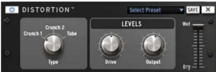 Arturia Spark 2 - Distortion parameters - 1