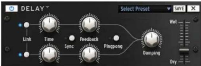 Arturia Spark 2 - Delay parameters - 1
