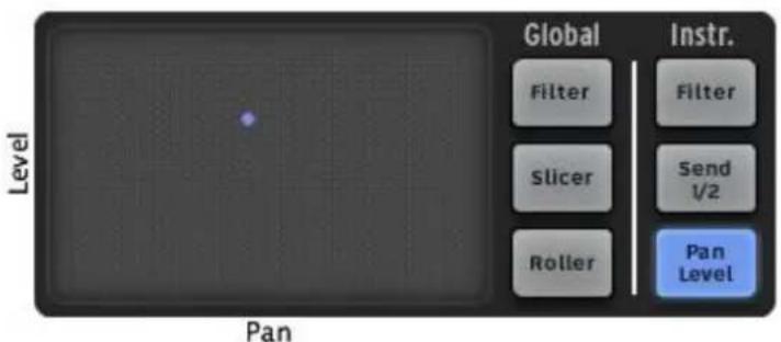 Arturia Spark 2 - Le bouton Pan/Level (Balance du niveau sonore) - 1