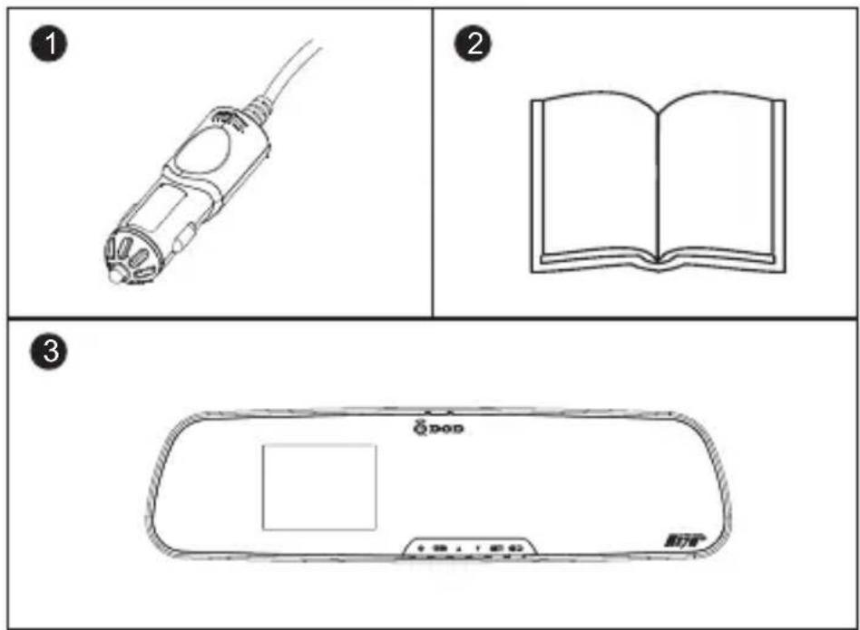 DOD RX7W+ - CONTENU DE L'EMBALLAGE - 1