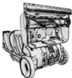 Oreck Revitalize FK50100PC - REMOVING THE FLAT BELT - 1