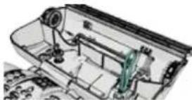 Oreck Revitalize FK50100PC - REMOVING THE FLAT BELT - 4