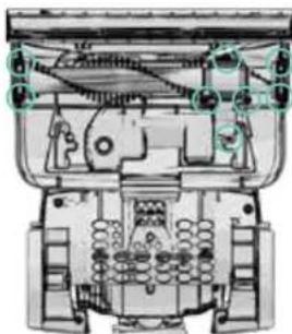 Oreck Revitalize FK50100PC - REMOVING THE FLAT BELT - 2