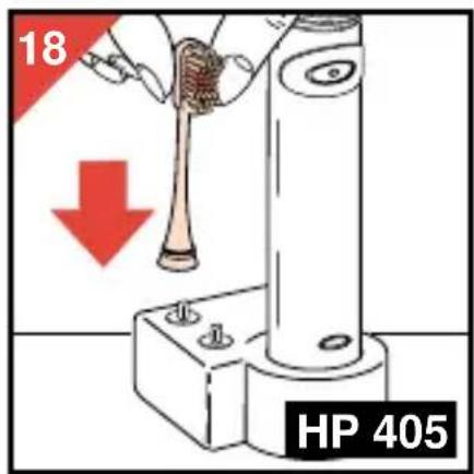 PHILIPS HP405 - Lataus (kuvat 8-10) - 18