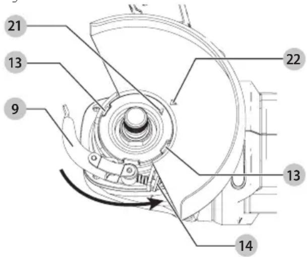 Craftsman CMCG450B - Montaje del Protector (Fig. B) - 1