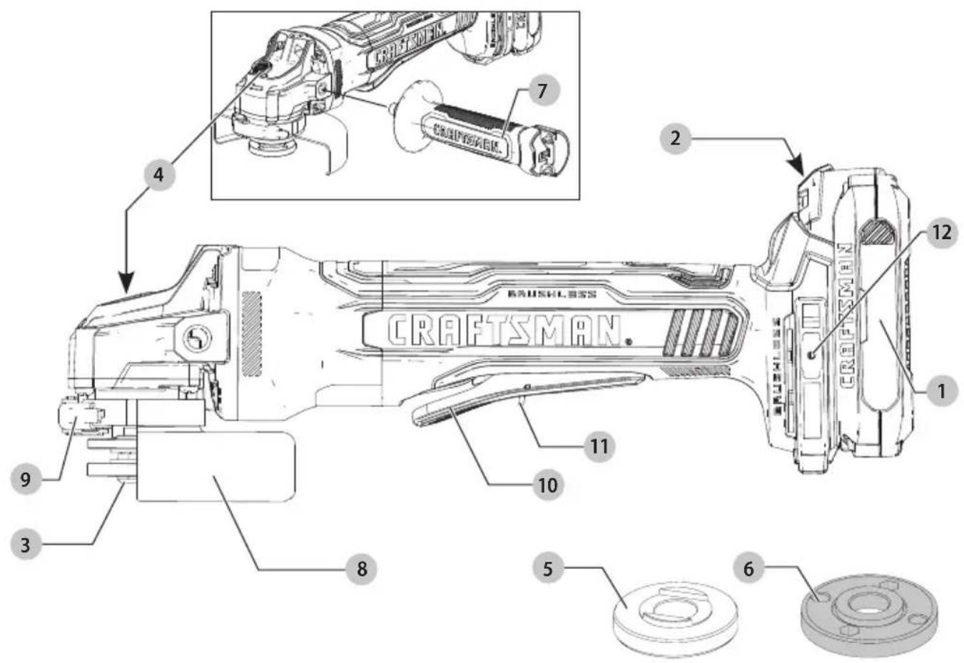 Craftsman CMCG450B - Définitions: symboles et termes d'alarmes sécurité - 1