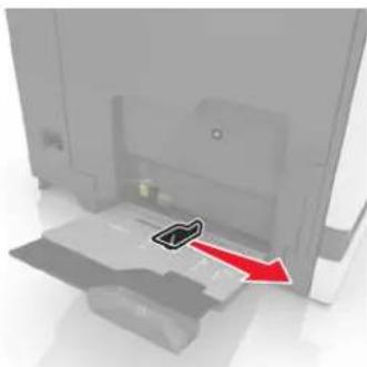 LEXMARK XC8163 - Chargement du chargeur multifonction - 2