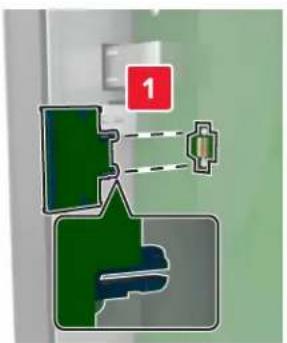 LEXMARK XC8163 - Installation d'une carte en option - 4