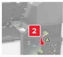 LEXMARK XC8163 - Bourrage papier derrière la porte K - 5
