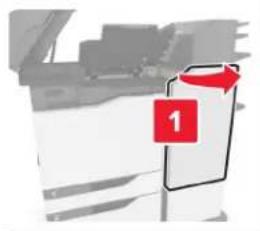 LEXMARK XC8163 - Bourrage papier derrière la porte K - 4