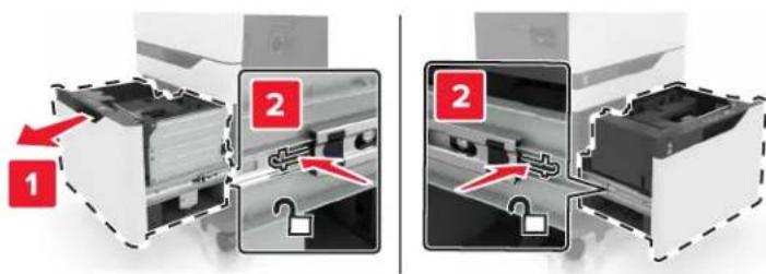 LEXMARK XC8163 - Remplacement du rouleau de saisie du tiroir de 2 200 feuilles - 1