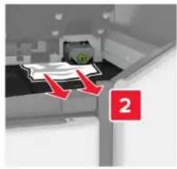 LEXMARK XC8163 - Bourrage papier derrière la porte K - 3