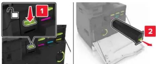 LEXMARK XC8163 - Remplacement d'une cartouche de toner - 2