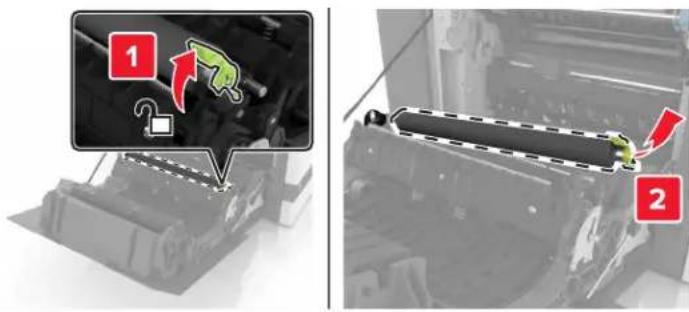LEXMARK XC8163 - Remplacement du rouleau de transfert - 2
