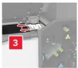 LEXMARK XC8163 - Bourrage papier derrière la porte K - 6