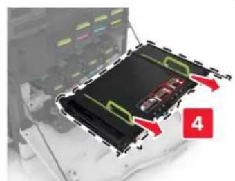 LEXMARK XC8163 - Remplacement de la courroie de transfert - 8