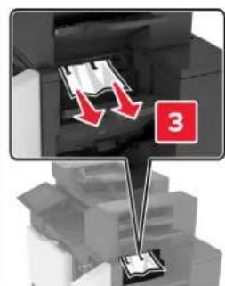 LEXMARK XC8163 - Bourrage papier derrière la porte J - 3