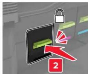 LEXMARK XC8163 - Remplacement d'une cartouche de toner - 4