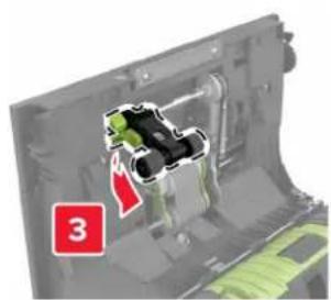LEXMARK XC8163 - Remplacement du rouleau de saisie du DAA - 5