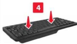 LEXMARK XC8163 - Installation du plateau pour clavier - 5